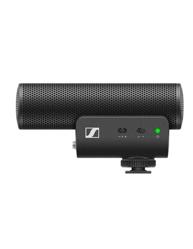 Microfon portabil pentru înregistrare vocală Sennheiser MKE 400, Cu fir, Negru