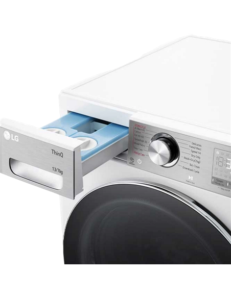 Mașină de spălat cu uscător LG F4DR913P3WA, 13kg, Alb