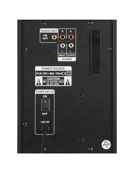 Sistem audio 2.1 CH SVEN MS-1821, Negru