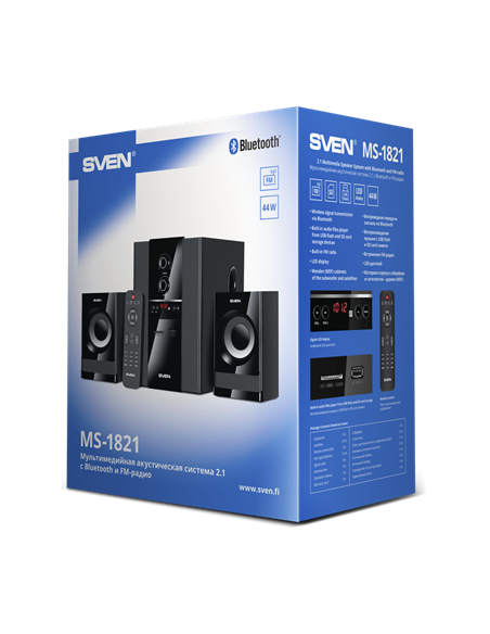 Sistem audio 2.1 CH SVEN MS-1821, Negru