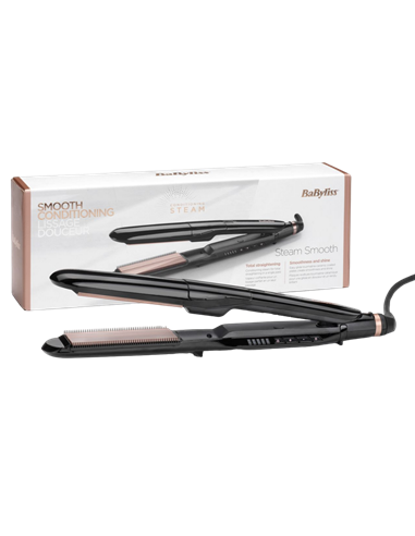 Placă de îndreptat părul BaByliss ST493E, Negru