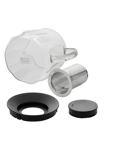 Ceainic cu infuzor RESTO 90515, 1L, Transparent