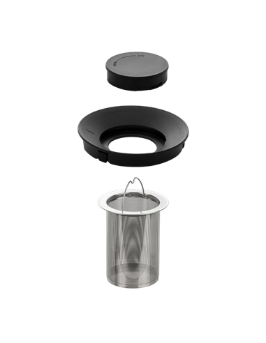 Ceainic cu infuzor RESTO 90515, 1L, Transparent