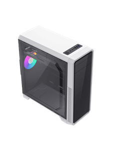 Carcasă PC Gamemax G561E-WH, Midi-Tower, Fără PSU, Negru | Alb 2