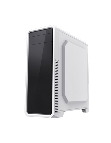 Carcasă PC Gamemax G561E-WH, Midi-Tower, Fără PSU, Negru | Alb