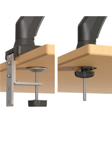 Suport birou pentru monitoare BARKAN M142P, Negru