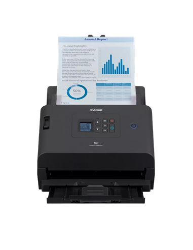 Scaner de documente cu alimentare automată Canon imageFORMULA DR-S250N, A4, Negru