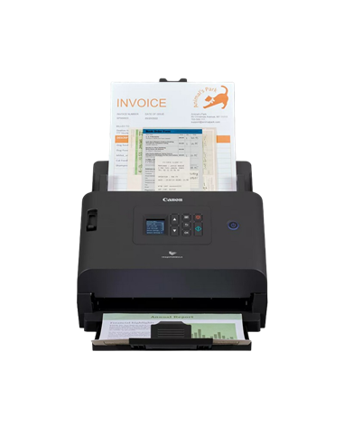 Scaner de documente cu alimentare automată Canon imageFORMULA DR-S250N, A4, Negru