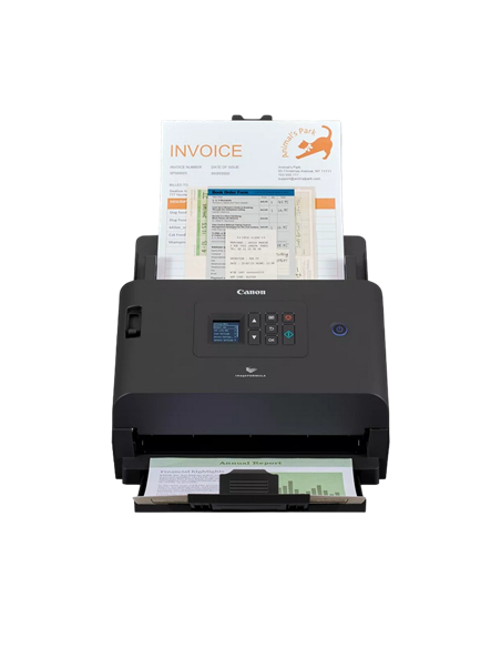 Scaner de documente cu alimentare automată Canon imageFORMULA DR-S250N, A4, Negru