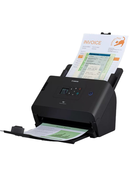 Scaner de documente cu alimentare automată Canon imageFORMULA DR-S250N, A4, Negru