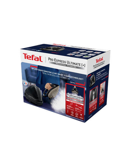 Паровая гладильная система Tefal GV9620E0, 2600Вт, Чёрный | Серый