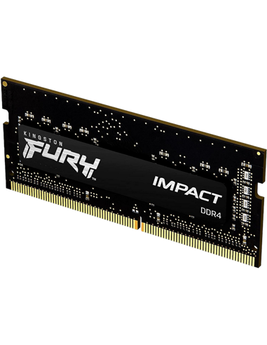 Оперативная память Kingston FURY Impact, DDR4 SDRAM, 3200 МГц, 16Гб, KF432S20IB/16
