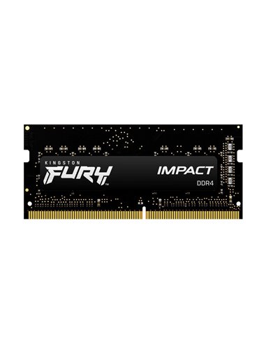 Оперативная память Kingston FURY Impact, DDR4 SDRAM, 3200 МГц, 16Гб, KF432S20IB/16