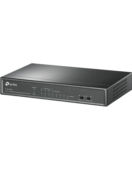 Comutator PoE TP-LINK TL-SF1008LP, 4x IEEE 802.3af