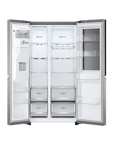 Холодильник LG GSXV80PZLE, InstaView Door-in-Door™, Серебристый