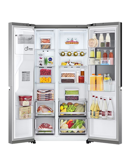 Холодильник LG GSXV80PZLE, InstaView Door-in-Door™, Серебристый