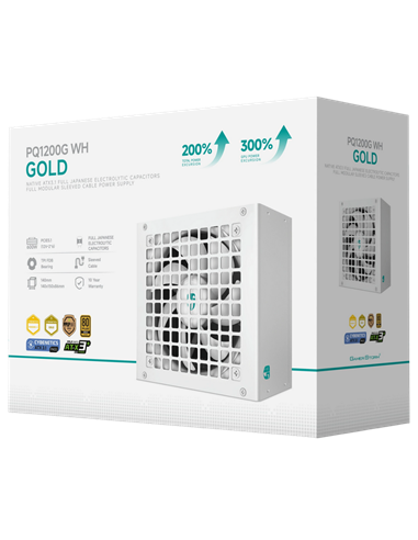Блок питания для компьютеров Deepcool GamerStorm PQ1200G WH, 1200Вт, ATX, Полностью модульный