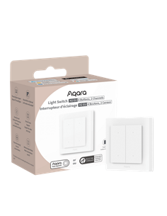 Comutator inteligent AQARA Light Switch H2, Alb