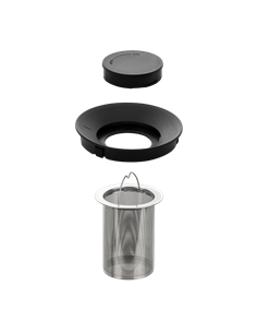 Ceainic cu infuzor RESTO 90516, 1L, Negru 2