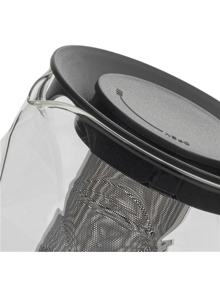 Ceainic cu infuzor RESTO 90516, 1L, Negru