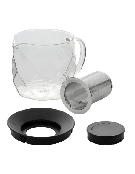 Ceainic cu infuzor RESTO 90516, 1L, Negru