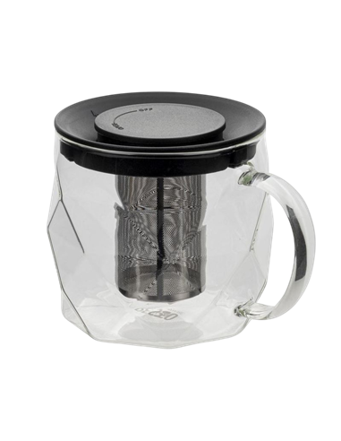 Ceainic cu infuzor RESTO 90516, 1L, Negru