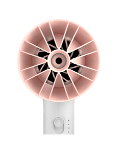 Uscător de păr Philips BHD300/00, 1600W, Alb | Roz 2