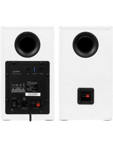 Sistem audio 2.0 CH F&D R23BT, Alb