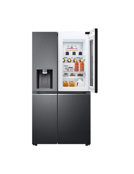 Холодильник LG GSXV90MCDE, InstaView Door-in-Door™, Чёрный