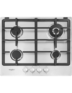 Plită pe gaz Whirlpool TGML 661 IX, Oțel inoxidabil