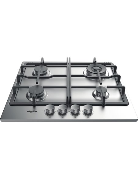 Газовая варочная панель Whirlpool TGML 661 IX, Нержавеющая сталь