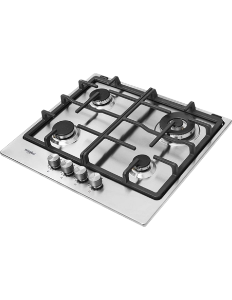 Plită pe gaz Whirlpool TGML 661 IX, Oțel inoxidabil