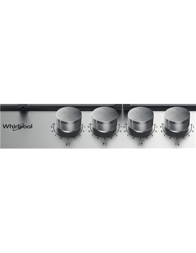 Газовая варочная панель Whirlpool TGML 661 IX, Нержавеющая сталь