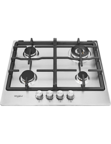 Plită pe gaz Whirlpool TGML 661 IX, Oțel inoxidabil