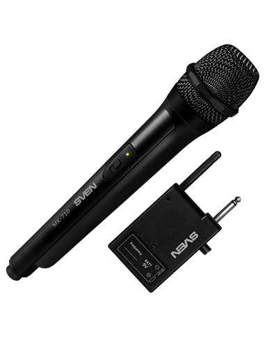Microfon Karaoke SVEN MK-710, Fără fir, Negru