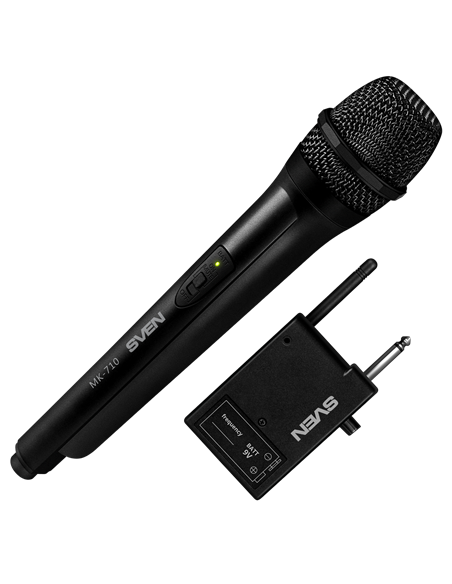 Microfon Karaoke SVEN MK-710, Fără fir, Negru