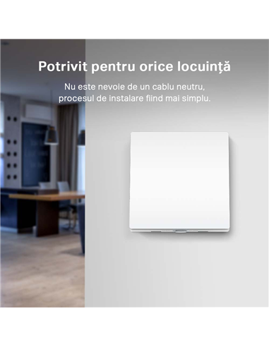 Умный выключатель света TP-LINK Tapo S210, Белый
