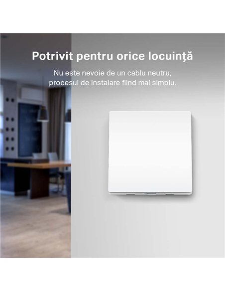 Умный выключатель света TP-LINK Tapo S210, Белый