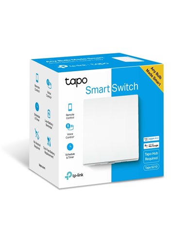 Умный выключатель света TP-LINK Tapo S210, Белый