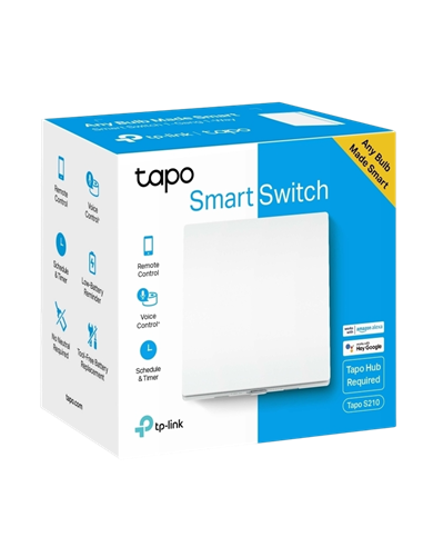 Умный выключатель света TP-LINK Tapo S210, Белый