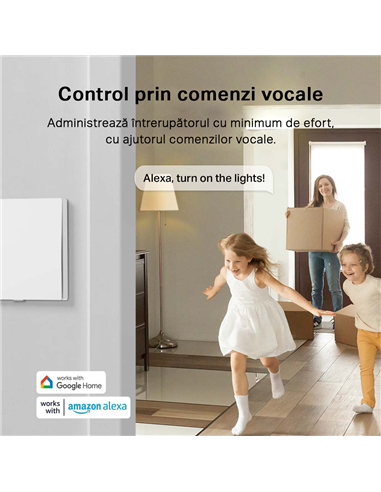 Умный выключатель света TP-LINK Tapo S210, Белый