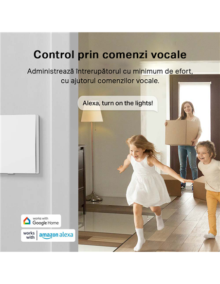 Умный выключатель света TP-LINK Tapo S210, Белый