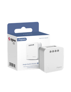 Умное силовое реле AQARA Single Switch Module T1, No Neutral, Белый
