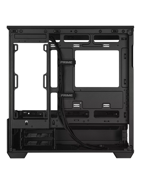 Компьютерный корпус ASUS PRIME AP202 TG ARGB, Midi-Tower, , Чёрный