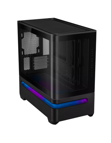 Компьютерный корпус ASUS PRIME AP202 TG ARGB, Midi-Tower, , Чёрный