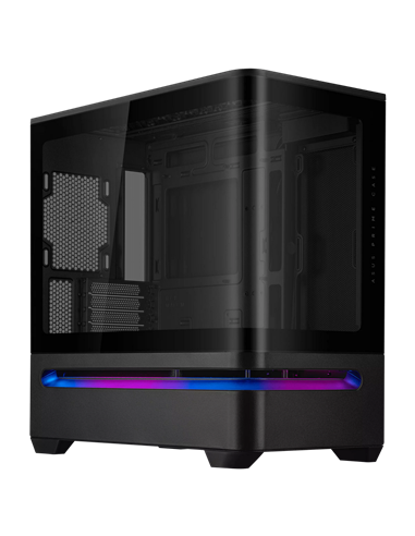 Компьютерный корпус ASUS PRIME AP202 TG ARGB, Midi-Tower, , Чёрный