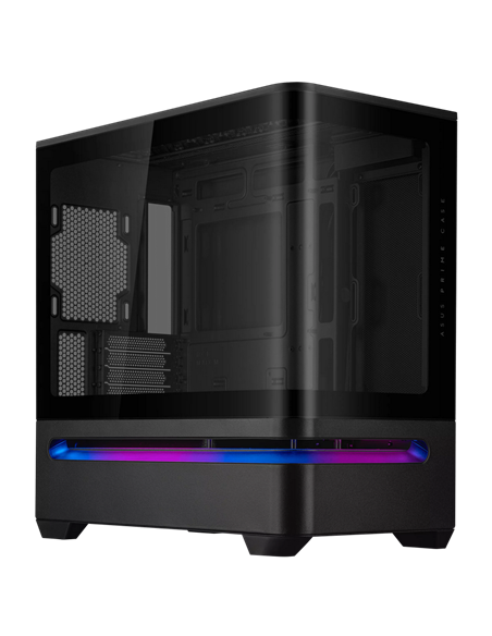 Компьютерный корпус ASUS PRIME AP202 TG ARGB, Midi-Tower, , Чёрный