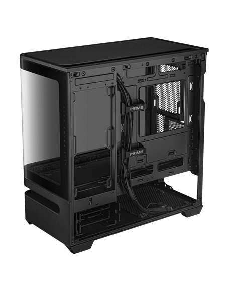 Компьютерный корпус ASUS PRIME AP202 TG ARGB, Midi-Tower, , Чёрный