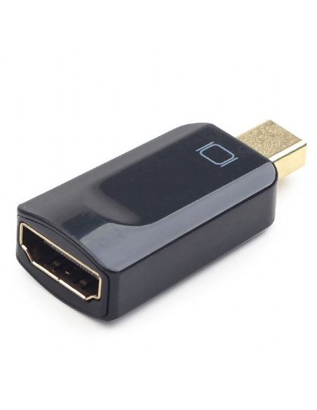 Adaptor Video Cablexpert A-mDPM-HDMIF-01, MiniDP (M) - HDMI (F), Negru