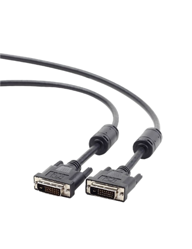 Cablu Video Cablexpert CC-DVI2-BK-10, DVI-D (M) - DVI-D (M), 3m, Negru